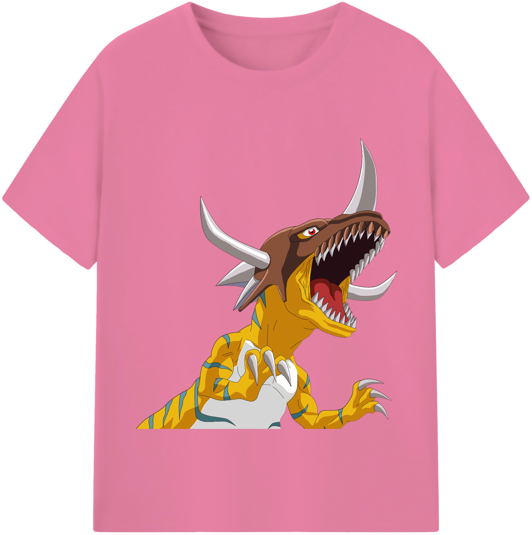 （画像用） Digimon デジタルモンスター/デジモン 綿100％半袖Tシャツ（フロントプリント）